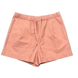 Kate Spade 10 Saturday Shorts Pink Cotton Blend‎ Elastic Drawstring